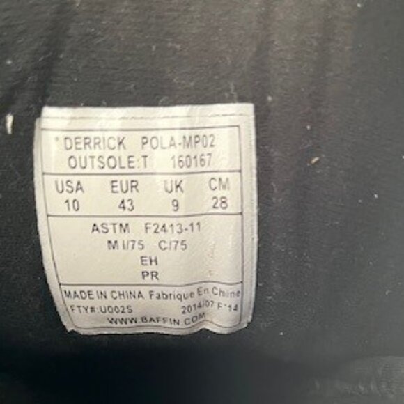 Baffin DERRICK (Safety Toe & Plate) | Men's Boot - Picture 4 of 4